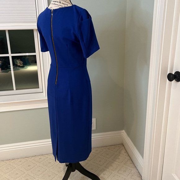 MaryCrafts Royal Blue Sheath Dress | Size 4 | Midi | Like New - Picture 3 of 12